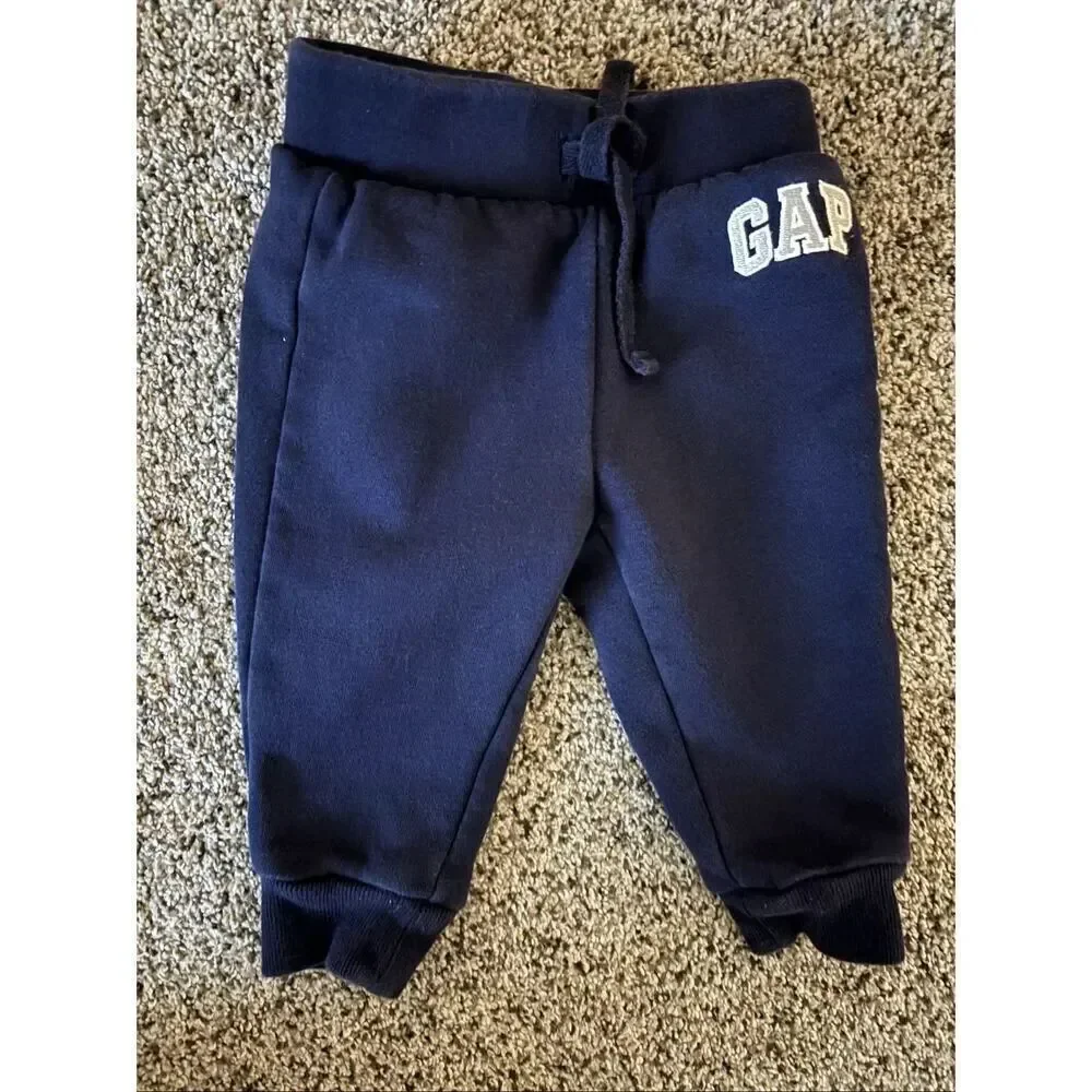 ❤️GAP Baby Boy Logo Pull-On Joggers 6-12M
